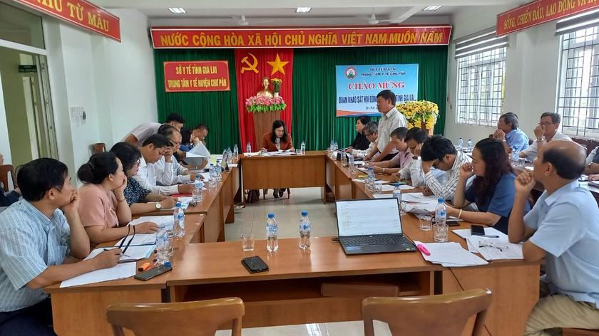 Quang cảnh buổi giám sát. Ảnh: H.P ảnh 1